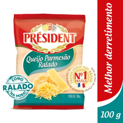Queijo Parmesao President 100g Ralado