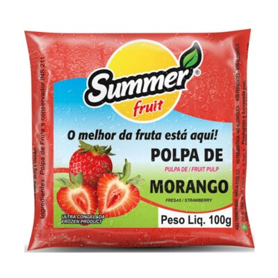 Polpa de Frutas Summer 100g Morango