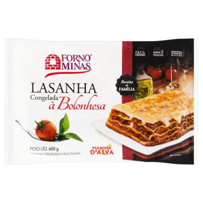 Lasanha Forno de Minas 600g Bolonhesa Cong.