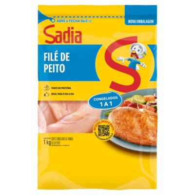 File de Peito de Fgo.sadia 1kg Zip