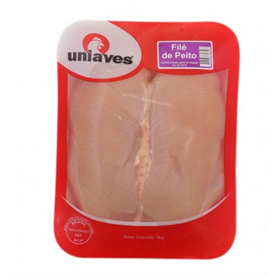 File de Peito de Fgo.uniaves 1kg Bandeja