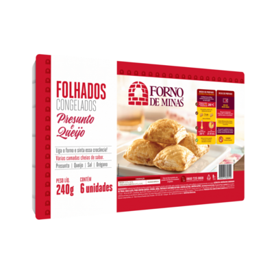 Folhado Forno de Minas 240g Presunto/queijo