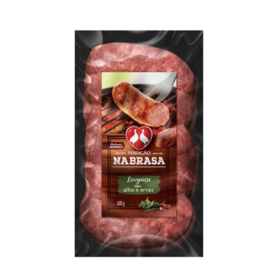Linguica Na Brasa Perdigao 600g Alho/ervas