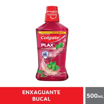 Enxaguante Bucal Colgate L500p350ml Plax Classic