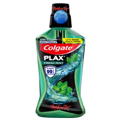 Enxaguante Bucal Colgate L500p350ml Plax Fresh Min