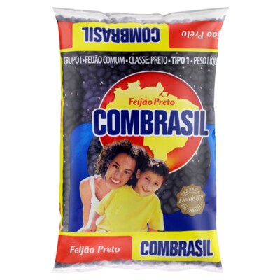 Feijao Preto Combrasil 1kg Tipo 1