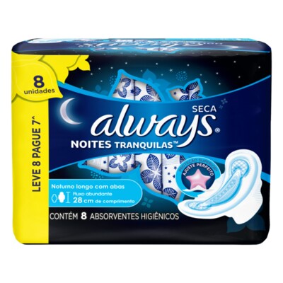 Abs.noites T.always L8p7 Seca C/abas