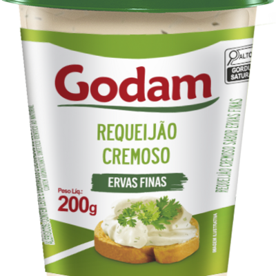 Requeijao Cremoso Godam 200g Ervas Finas