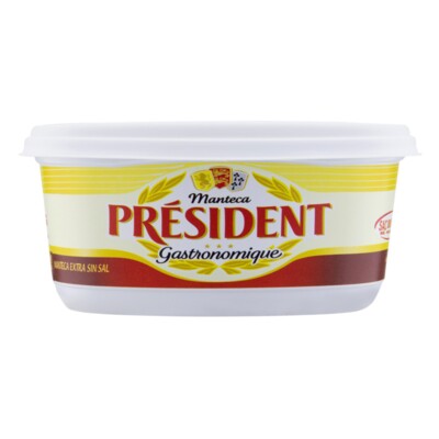 Manteiga S/sal President 200g Pote