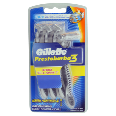 Aparelho de Barbear Gillette Lv4pg3 Aparelho de Ba