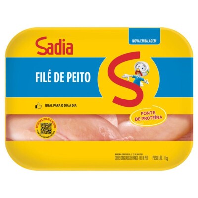 File de Peito de Fgo.sadia 1kg Bandeja
