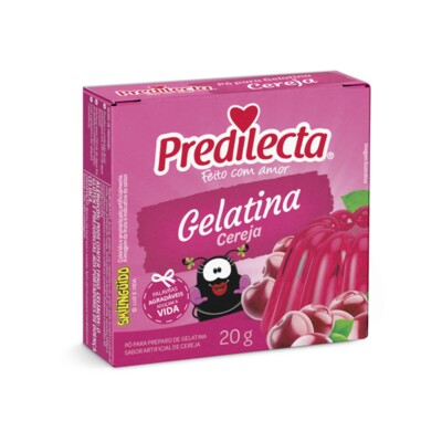 Gelatina Predilecta 20g Cereja