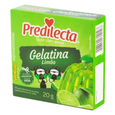 Gelatina Predilecta 20g Limao