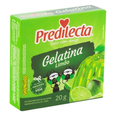 Gelatina Predilecta 20g Limao