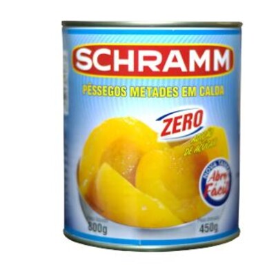 Pessego Schramm 450g Metades Zero