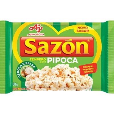 Tempero P/pipoca Sazon 60g Cebola/salsa