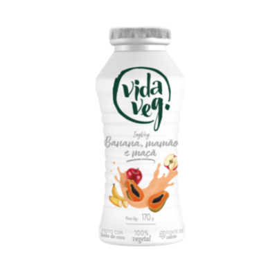 Iogurte Vegano Vida Veg 170g Coco/ba/ma/maca
