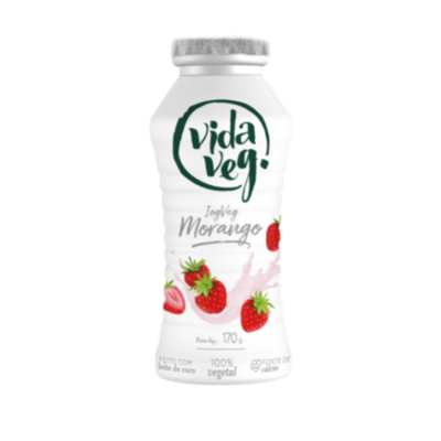 Iogurte Vegano Vida Veg 170g Coco/morango