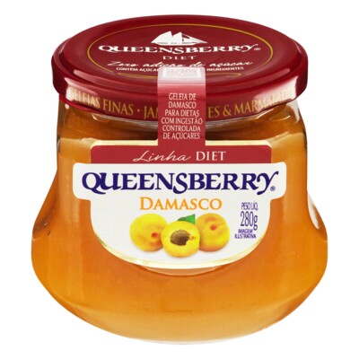 Geleia Diet Queensberry 280g Damasco
