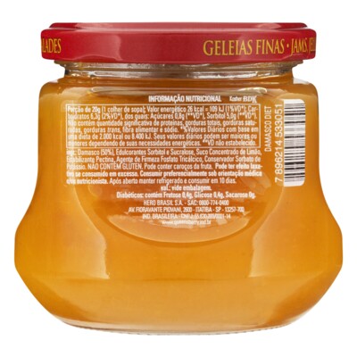 Geleia Diet Queensberry 280g Damasco