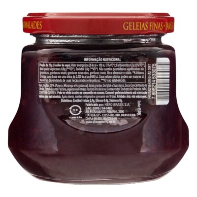 Geleia Diet Queensberry 280g Frut.vermelhas