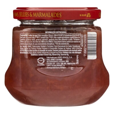 Geleia Diet Queensberry 280g Morango