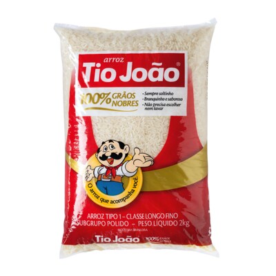 Arroz Branco Tio Joao 2kg Tipo 1