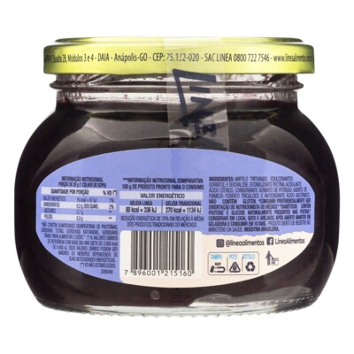 Geleia Linea 230g Mirtilo
