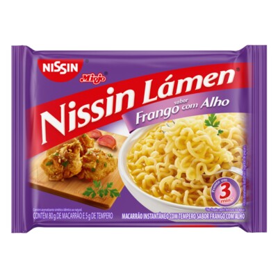 Macarrao Inst.nissin Lamen 85g Frango C/alho