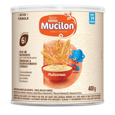 Mingau Mucilon 400g Multicereais