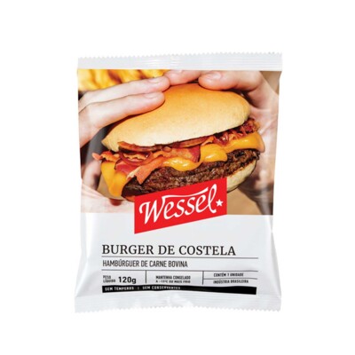 Hamburg.costela Wessel 120g S/tempero