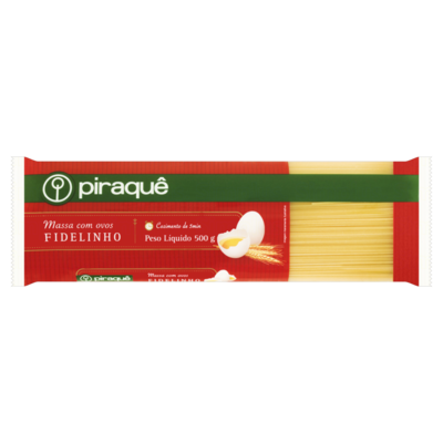 Macarrao C/ovos Piraque 500g Fidelinho