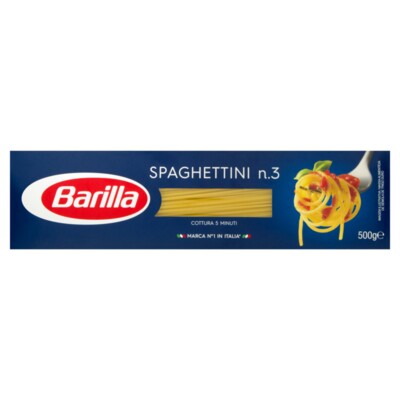 Macarrao Barilla 500g Spaghettini N3