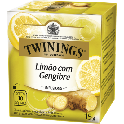 Cha Twinings 15g Limao C/gengib.