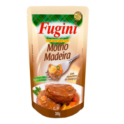 Molho Madeira Fugini 290g Champignon Sc