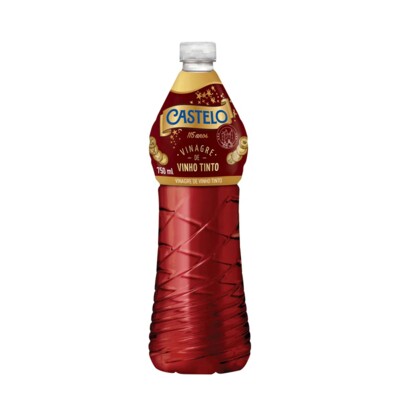Vinagre de Vinho Castelo 750ml Tinto