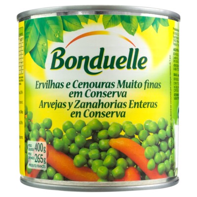 Ervilha Muito Fina Bonduelle 400g C/cenoura