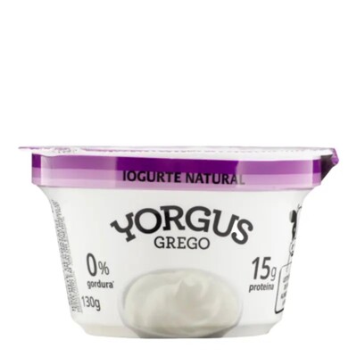 Iogurte Grego Yorgus 130g 0% Natural