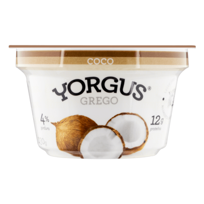 Iogurte Grego Yorgus 130g Integral Coco
