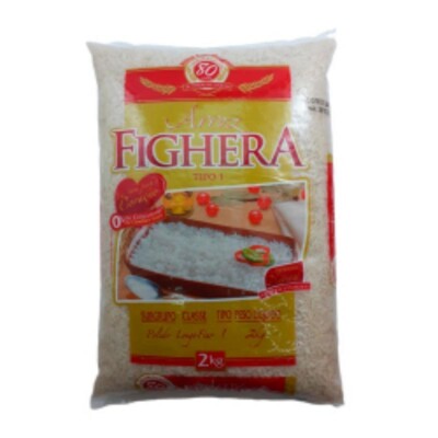 Arroz Branco Fighera 2kg Tipo 1