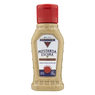 Mostarda Hemmer 200g Escura