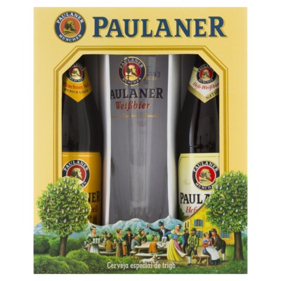 Kit 2 Cerv. +1 Copo Paulaner 500ml Vd