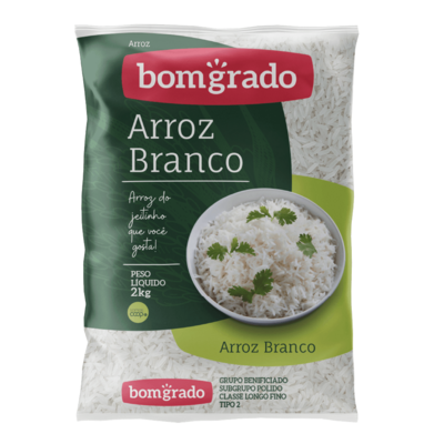 Arroz Branco Bem Amado Granel Kg Tipo 2