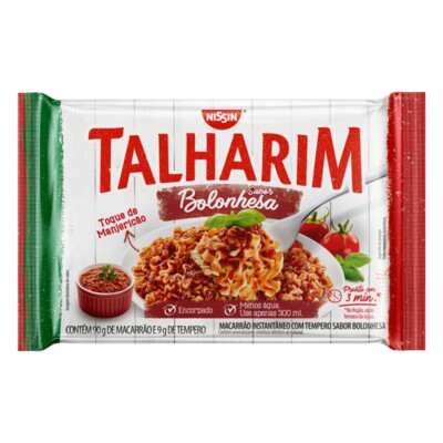 Macarrao Inst.nissin Talharim 99g Bolonhesa