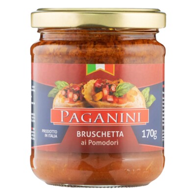 Antepasto Paganini 170g Bruschetta Pom.