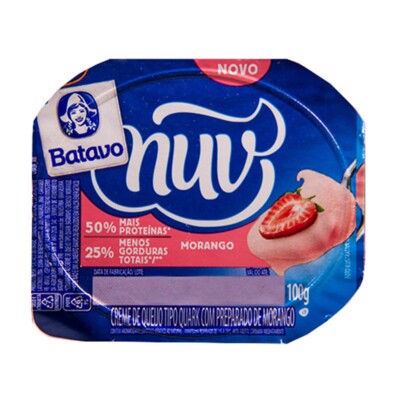 Creme Quark Batavo 100g Morango