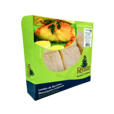 Lombo de Bacalhau Morhua Reymar 1kg Dessalg.cong.