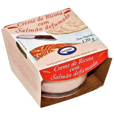 Creme de Ricota Damm 120g Salmao