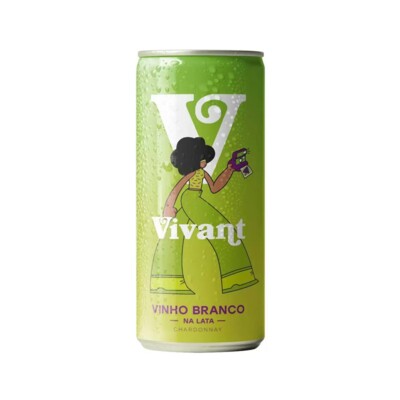 Vinho Bra Vivant 269ml Branco Lata