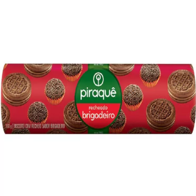 Biscoito Rech.piraque 160g Brigadeiro